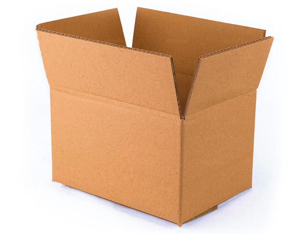 CAJA PARA EMBALAR Q-CONNECT AMERICANA ULTRA RESISTENTE CARTON RECICLADO CANAL DOBLE 7MM COLOR KRAFT 172X217X110 MM