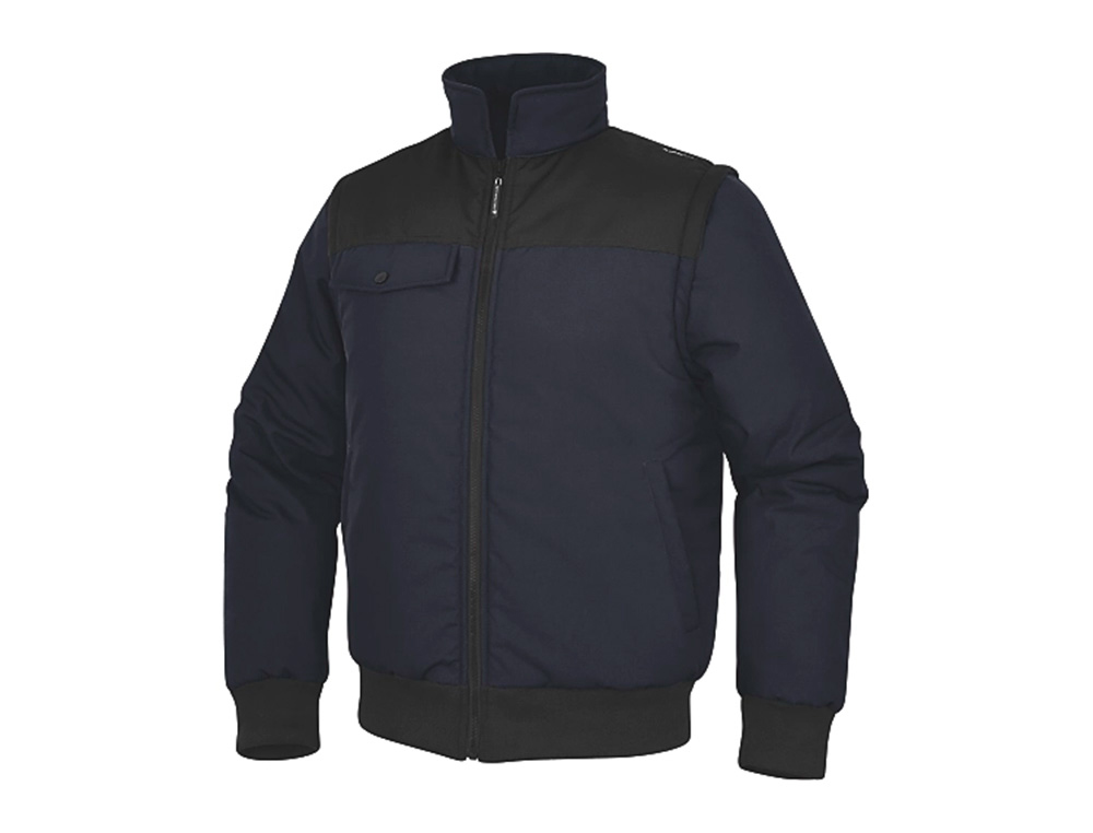 CHALECO DELTAPLUS MULTIBOLSILLOS CON CREMALLERA Y MANGAS DESMONTABLES 80% POLIESTER 20% ALGODON TALLA